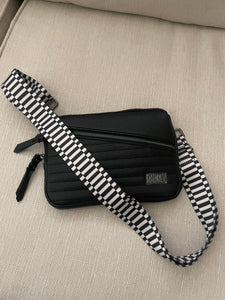 The Keys- Black & White Bag Strap