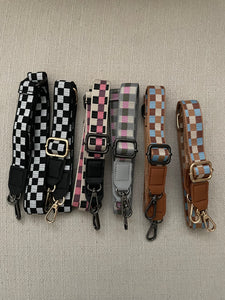 One Inch Wide Checker Straps