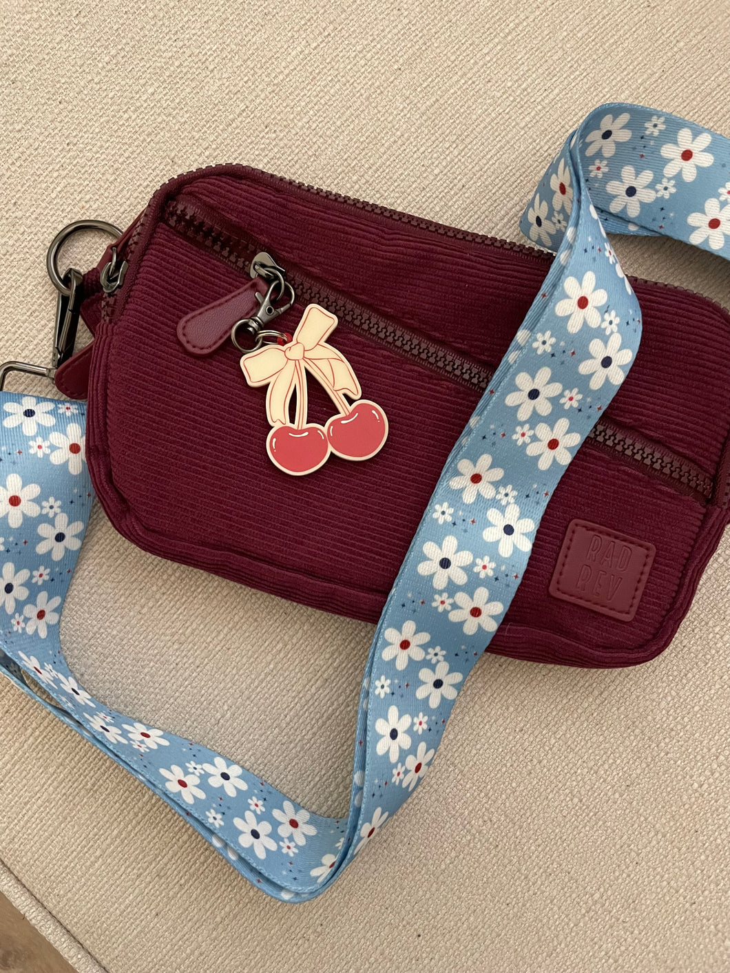 Blue Daisy Bag Strap