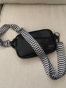 The Keys- Black & White Bag Strap