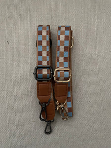 One Inch Wide Checker Straps