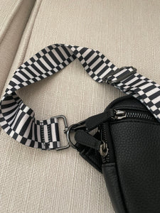 The Keys- Black & White Bag Strap