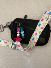 Load image into Gallery viewer, Blue Gummy Bear Beaded Keychain