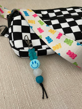 Load image into Gallery viewer, Blue Gummy Bear Beaded Keychain