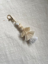 Load image into Gallery viewer, Neutral Floral Beaded Tassel